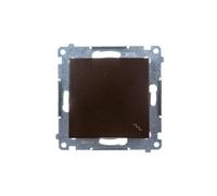 Conector de escalera Simon 54 marrón mate DW6A.01/46