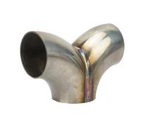 Conector De Escape En Forma De Y De 2/2,25/2,5/3,0 Pulgadas Tubo De Unión De Acero Inoxidable Adaptador De Escape De 51/57/70/76 Mm Tubos Escape Automóviles(2inch)