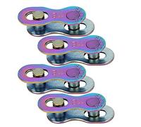 Conector de eslabón de cadena de bicicleta Cadena de bicicleta de acero de primera calidad Eslabón perdido Conector de cadena de 11 velocidades para bicicleta de montaña Bicicleta (Vistosa)