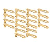 Conector de eslabón de cadena de bicicleta Fácil desmontaje Mantenimiento rápido 10 pares Eslabón de cadena de bicicleta de acero de 11 velocidades para bicicletas de montaña y de (Oro)
