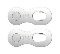 Conector de eslabón de cadena para bicicletas, 1 par, cadena de bicicleta, juntas de conector de enlace rápido, hebilla de liberación rápida, accesorios de ciclismo, pieza de ciclismo