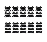 Conector de eslabones de reparación de cadena de motosierra, kits de reparación de cadena de sierra de acero inoxidable para 3/8-LP tipo 91 Master Link correas de amarre preestablecidas y remaches