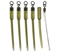 Conector de espiga para pesca de | 5 Piezas Cambio Rápido Cobre Universal | Accesorios de pesca de | Para Pescadores Trucha Salmón Achigan Estanque Río Lagos R