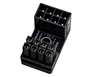 Conector de esquina de GPU U-Turn: adaptador de ángulo de GPU de 180 grados, conector de ángulo de GPU de 180 grados 8P | Adaptador de GPU resistente al desgaste, conector GPU de metal para la vida