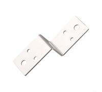 Conector de esquina en forma de Z hecho de acero inoxidable grueso para un soporte fiable del gabinete con características impermeables y resistentes (40 mm)
