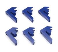 Conector de estantería MonsterShop T-Rax azul unión sin tornillos 6 unidades