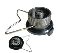 Conector de estufa, convertidor de tanque de horno | Adaptador de estufa de propano para bombona,Salida de válvula de entrada de tanque, adaptador de carga de campo multifuncional para mochila en