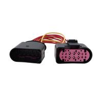 Conector de faro de xenón para automóvil Be In Your Mind de 10 pines a 14 pines 1J0973737 1J0973835 Compatible con Audi A1 A3 A4 A5 A6 A8
