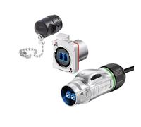 Conector de fibra óptica BD24 LC IP68 Conector de aviación impermeable (beige)