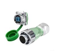 Conector de fibra óptica monomodo DH-24 LC para transmisión de datos en paneles de automatización Sistemas de seguimiento solar y redes a bordo (C)