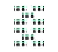 Conector de Fibra óptica Sc / Apc de 100 Piezas Conector Rápido de Fibra óptica de Componente Monomodo Integrado-Negro + Verde