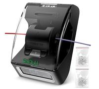 Conector de filamento con manguera de 400 PTFE, conector de filamento para filamento de impresora 3D de 1,75 mm, compatible con PLA PETG TPU ABS PA Nylon