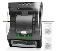 Conector de filamento, empalme de filamento oficial SUNLU con 400 fundas de PTFE para filamento de impresora 3D, 1,75 mm, conector de filamento, calentamiento rápido hasta 240 °C, compatible con PLA