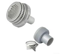 Conector de filtro de piscina para Intex, juego de boquillas de repuesto, rejilla de pantalla, 1 accesorio de filtro y 1 accesorio de tubo corto