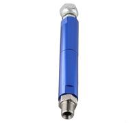 Conector de filtro de pulverización de pintura sin aire, adaptador de junta de 1/4, interfaz 100, construcción de aleación de malla, azul, 165 mm, accesorios de pulverización