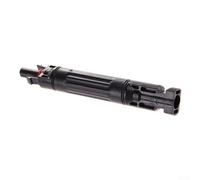 Conector de fusible en línea para panel solar 15A/30A DC1000V impermeable IP65 ignífugo UL94-V0 para sistema fotovoltaico protección contra sobrecorriente negro (30 A)