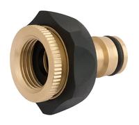 Conector de grifo de latón y goma Draper GWBR-TC (1,27-1,9 cm), color azul, azul, DRA5010559246465