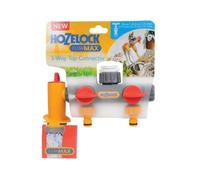 Conector De Grifo Hozelock 2250 Flowmax De 3 Vías 1/2 - 1 Pulgada BSP HOZ2250