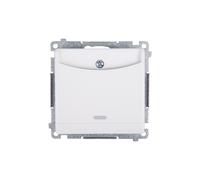 Conector de hotel Simon 54 individual blanco DWH1.01/11