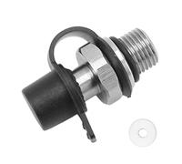 Conector de Inflado CO2 M10x1 Macho en Acero Inoxidable, Piezas para Botella de Agua con Goma - Resistente a la Corrosión, Sellado Perfecto, Fácil Instalación para Uso Doméstico