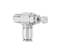 Conector de inserción rápida for válvula de mariposa de control de velocidad unidireccional de acero inoxidable 304 BKC-SL4/SL6/SL8/SL10/SL12-M5/01/02/03/04(BKC-SL12-02)