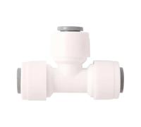 Conector de inserción tubería 1/4", codo en T, conector recto, purificador agua, sistema enfriamiento por aspersión, accesorio for acuario, 10 unidades(Straight Connector)