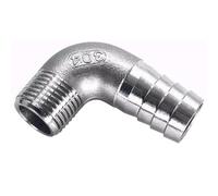 Conector de instalación de tubería de codo de 90 grados de acero inoxidable 304-macho a 1/2", 3/4", 1", 1-1/4", 1-1/2", 2" - 1 pieza(1inchx26mm)