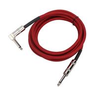Conector de instrumento rojo, bajo nivel de ruido y alta fidelidad que garantizan una calidad de sonido impecable, serie profesional, 6,35 mm / 1/4