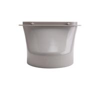 Conector de Interfaz de Manguera de Tubo de Escape de Ventana de Aire Acondicionado PortáTil de 15 Cm (Boquilla Plana)