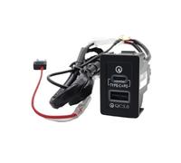 Conector de Interfaz USB AUX para automóvil, para Suzuki, para Swift, para Sx4, para Vitara Double, para Type C PD, para módulo de Toma de Corriente rápida QC30 de 12V 24V