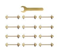 Conector De Junta - Conector De Mostrador De 12 Piezas, Perno De Conexión De Encimera, Sujetadores De Junta M8x100 Mm | Surtido De Pernos Y Tuercas De Hardware, Accesorios De Conexión De Metal Para Bl