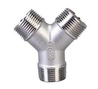 Conector de junta SS304, rosca macho BSP de 1/4 ''-2'', acero inoxidable 304, igual a 3 vías Y tipo DN8 - DN50, 1 ud.(1")