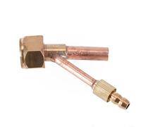 Conector de junta trasera de antorcha de soldadura TIG de 150 A para soldadura de argón con integración separada de gas y conducto eléctrico (QQ-150A (QQ-150A (extremo inferior de la división))