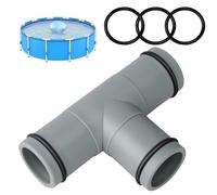 Conector De La Manguera De La Piscina - Ajuste De Accesorio De 1.25 Pulgadas, Adaptador De Extensión Duradero | Part Parte De Reemplazo Para Bombas De Filtro De Tierra Anteriores, Junta De Manguera Se