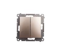 Conector de lámpara Simon 54 dorado mate DW5A.01/44
