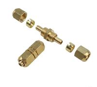Conector de latón de ajuste a presión de 10 mm y 12 mm, herramienta de conexión rápida para fontanería, funciona con tubos de cobre CPVC PEX, diseñado para conexiones de tuberías multiescena (conector