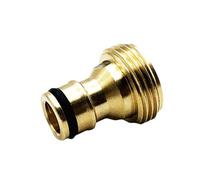 Conector de latón para tubería Conector rápido de latón con rosca NPT 3/4 ", acoplamiento riego jardín, juntas grifo estándar(A(NPT Thread))