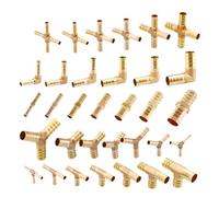 Conector de latón tipo TXYU 4 mm, 6, 8, 10 y 12 Empalme con adaptador gancho cobre(4way-X,16mm Barb)