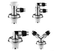 Conector de lavavajillas para desagüe de lavadora con adaptador de alcantarillado para un control eficiente y drenaje de agua (codo)