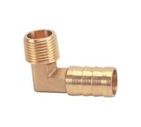 Conector de lengüeta for manguera, 1 pieza PL tipo BSP, accesorio tubería latón, boquilla ángulo recto con codo pagoda cobre, suministro agua en(6mmx1/4inch)