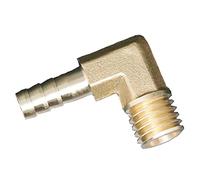 Conector de lengüeta for manguera de codo de latón, adaptador de instalación de tuberías de rosca macho métrica de 90 grados for fontanería, 1 ud.(M14x2-10mm)