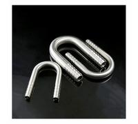 Conector de lengüeta for manguera de codo en forma de U de acero inoxidable 304-1 pieza(12mm)