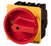 Eaton P3-100/EA/SVB Interruptor General, 3 Polos, 100 A, Función de Parada de Emergencia, Bloqueable en posición 0, Montaje Empotrado