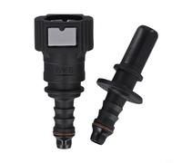 Conector de línea de combustible de nailon negro fiable para un mantenimiento rápido y fácil