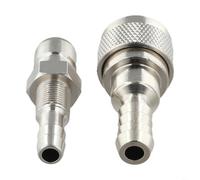 Conector de línea de combustible fuera de borda de aleación de metal, macho hembra, paquete de 2, para motor marino Tohatsu 5HP a 90HP, reemplaza 3B2-70250-1 3B2-70260-1