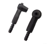 Conector de línea de freno automotriz con adaptador de boquilla de succión para integración de purga de aire durante los procedimientos de reemplazo de líquido de frenos