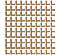 Conector de línea de goteo de 90 grados, accesorios de codo de púas para tubos de 1/2 pulgada y 17 mm, uso en sistemas de riego de jardín, invernadero y patio (100 unidades)