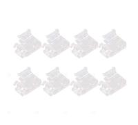 Conector de luz de tira l Conector de esquina sin costura sin soldadura para una extensión de luz LED de mazorca de 10 mm Adaptador de ángulo recto 8pcs Cobre de plástico 2pin