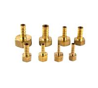 Conector de manguera con espiga de latón, Conector de lengüeta for manguera Pagoda neumática, hilo femenino 4-25mm, accesorios tubería latón 1/8-3/4 pulgadas, 1 Uds(16mm,3/4")