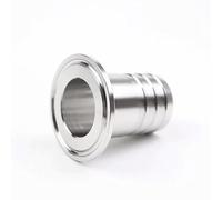 Conector de manguera con espiga, Tamaños múltiples sanitarios de la abrazadera de la instalación de tuberías de Barb de manguera del acero inoxidable SS304 tri(6mm x Ferrule 34)